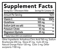 RESTORE — Electrolyte + Glutathione Effervescent Wafer